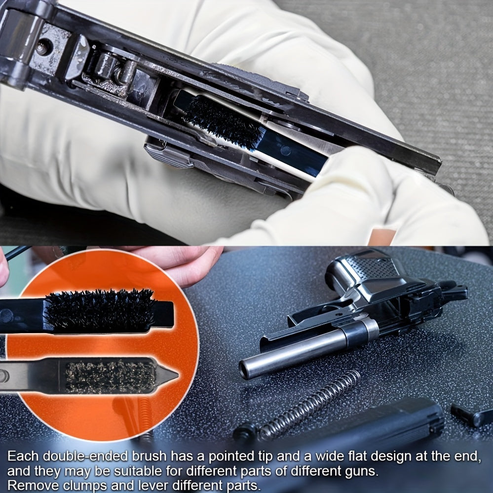 Gun Cleaning Kit 20ml - Patches, Brush, Oiler