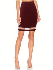 Sexy Mesh High Waist Mini Skirt