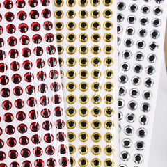 600pcs Bionic Fish Eye Lure 3D Animal Eye Bait for Fishing Multiple Sizes