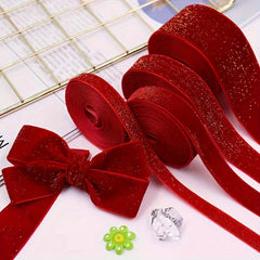 74 Meter Velvet Woven Ribbon Satin Ribbon Red Bow Headband Material