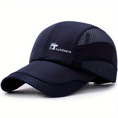 Quick Drying Unisex Baseball Cap Breathable Sun Hat Adjustable Dad Hat