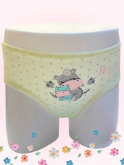 5pcs Little Girl's Cartoon Print Mixed Underwears Set