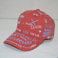 Letter Graffiti Baseball Cap for Men, Women, and Children