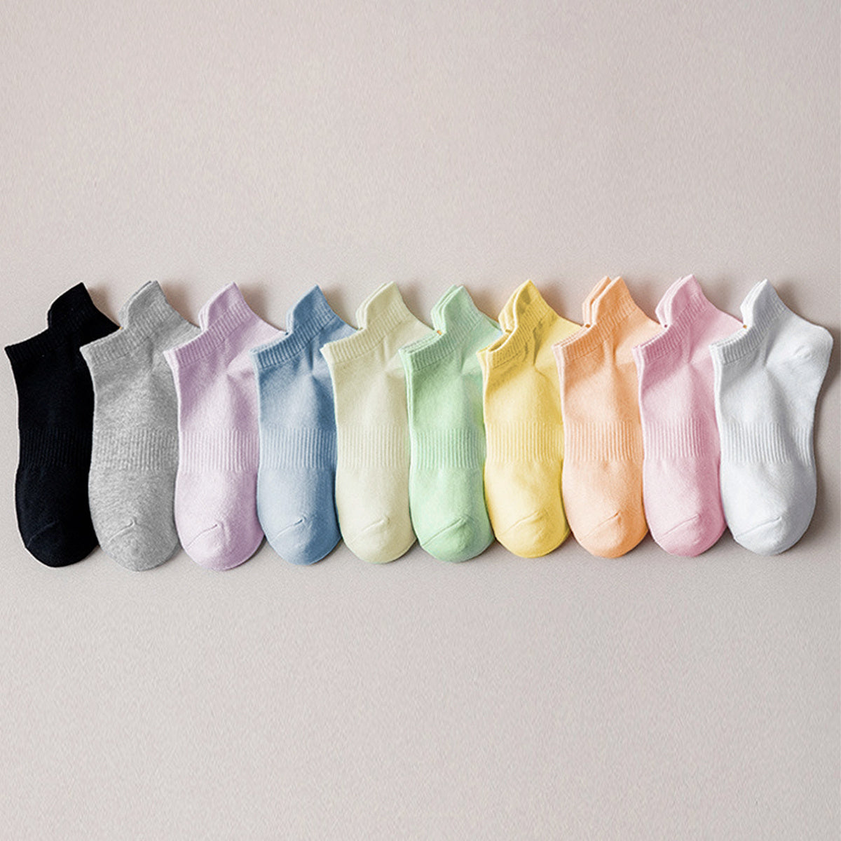 10 Pairs Girls Summer/Autumn Breathable Casual Socks