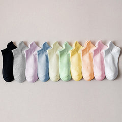 10 Pairs Girls Summer/Autumn Breathable Casual Socks