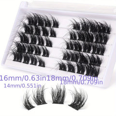 Wispy Eyelash Extensions 3D DIY Individual Faux Mink Lashes