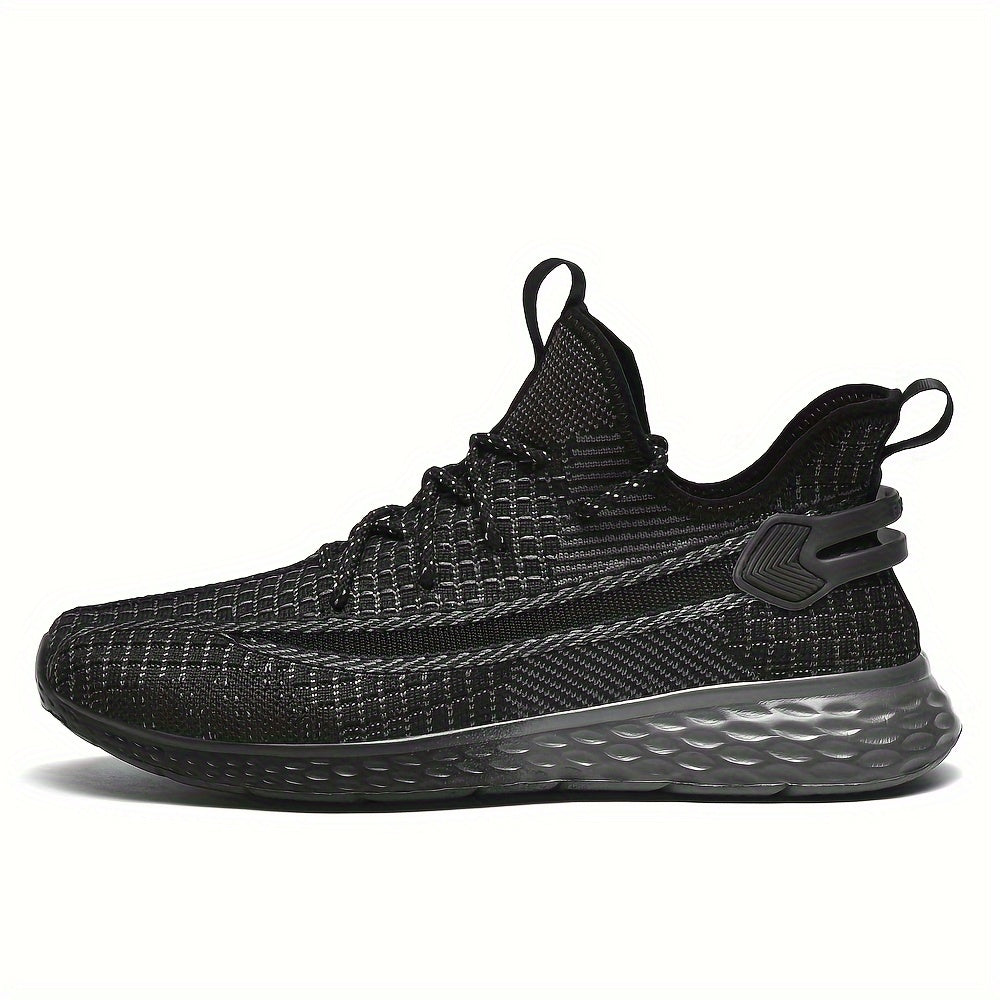 Men's Breathable Running Shoes Non Slip Lace Up Sneakers