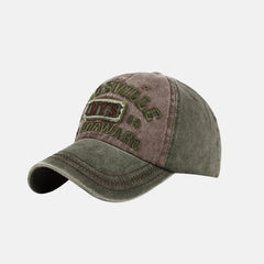 Embroidery Baseball Cap Patchwork Strap Back Dad Hat