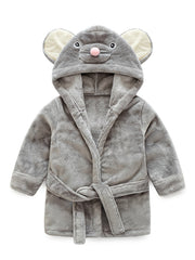 Soft & Warm Baby Hooded Bathrobe Mouse Pyjamas for Boys & Girls