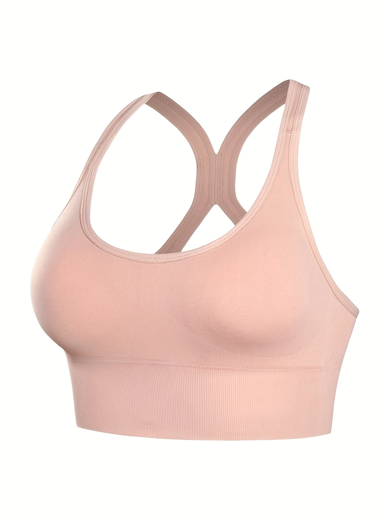 3pcs Wireless Push Up Sports Bras Comfy & Breathable