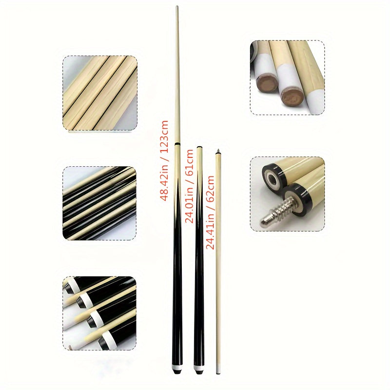 American Wood Billiard Rod Double Section Style 48inch