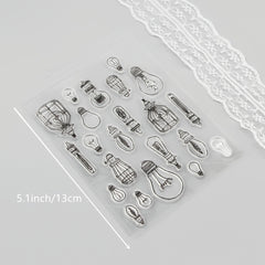 Light Bulb Cartoon Stamp for Kids