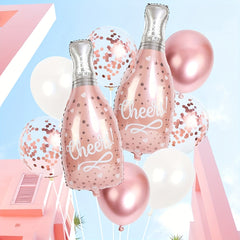 9pc Champagne Beer Balloon Set for Party Decorations