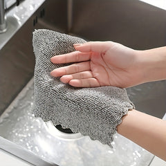5 Pack Absorbent Cleaning Rags for Kitchen Bathroom Garden Car
