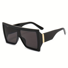 Oversized Sunglasses Flat Top Gradient UV400