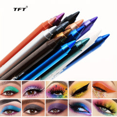 Colorful Eyeliner Pen High Pigmented Pearly Shimmer Metallic Waterproof Stick