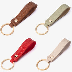 Crocodile Leather Keychain For Men Bag Key Chain Keyring For Men