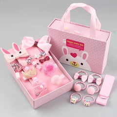 18pcs Girls Bow Hair Clip Set with Gift for Girls