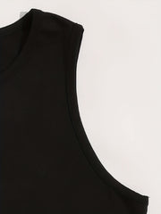 Anime Print Crop Tank Top for Summer