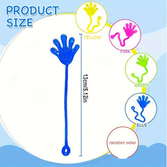 Colorful Sticky Palm Toys Elastic Rubber Climbing Toys Easy to Use