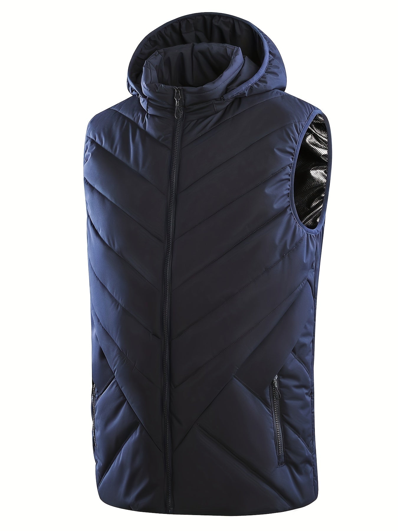 Men's Rechargeable Heated Vest for Outdoor Activities