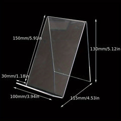 Acrylic Book Display Stand Photo Frame Brochure Holder