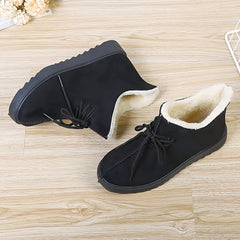 Women's Waterproof Snow Boots with Faux Fur Lining