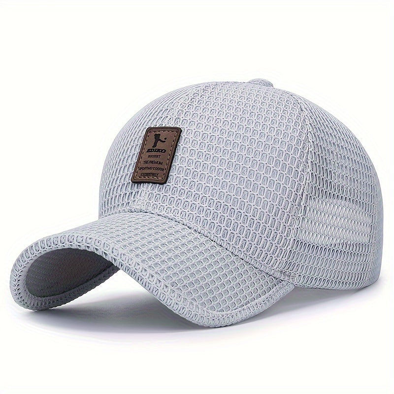 Men's Breathable Visor Hat Sun Protection Baseball Cap