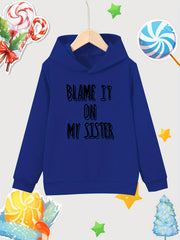 Girls Cotton Hooded Sweatshirt Autumn Winter