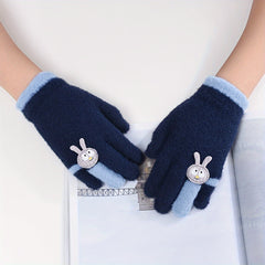 Children's Knitted Gloves Winter Cartoon Gloves