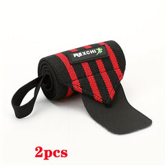 2pcs Sports Wrist Straps for Men Weightlifting Wrap Deadlift Compression Gear