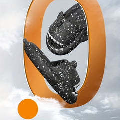 Men's Dots Slip On Shark Slides Casual Funny Slippers