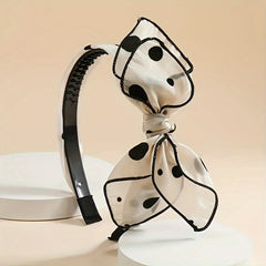 Temperament Knotted Plastic Headband Wide Edge Hair Band