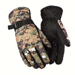 Coldproof Skiing Gloves Men's Winter Thick Warm Waterproof Cycling Skiing Gloves