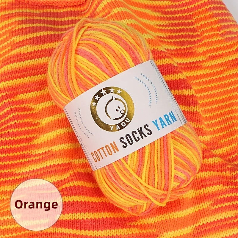 2pcs Soft Warm Cotton Wool Yarn 50g Hand Knitted DIY Craft Crochet Tools