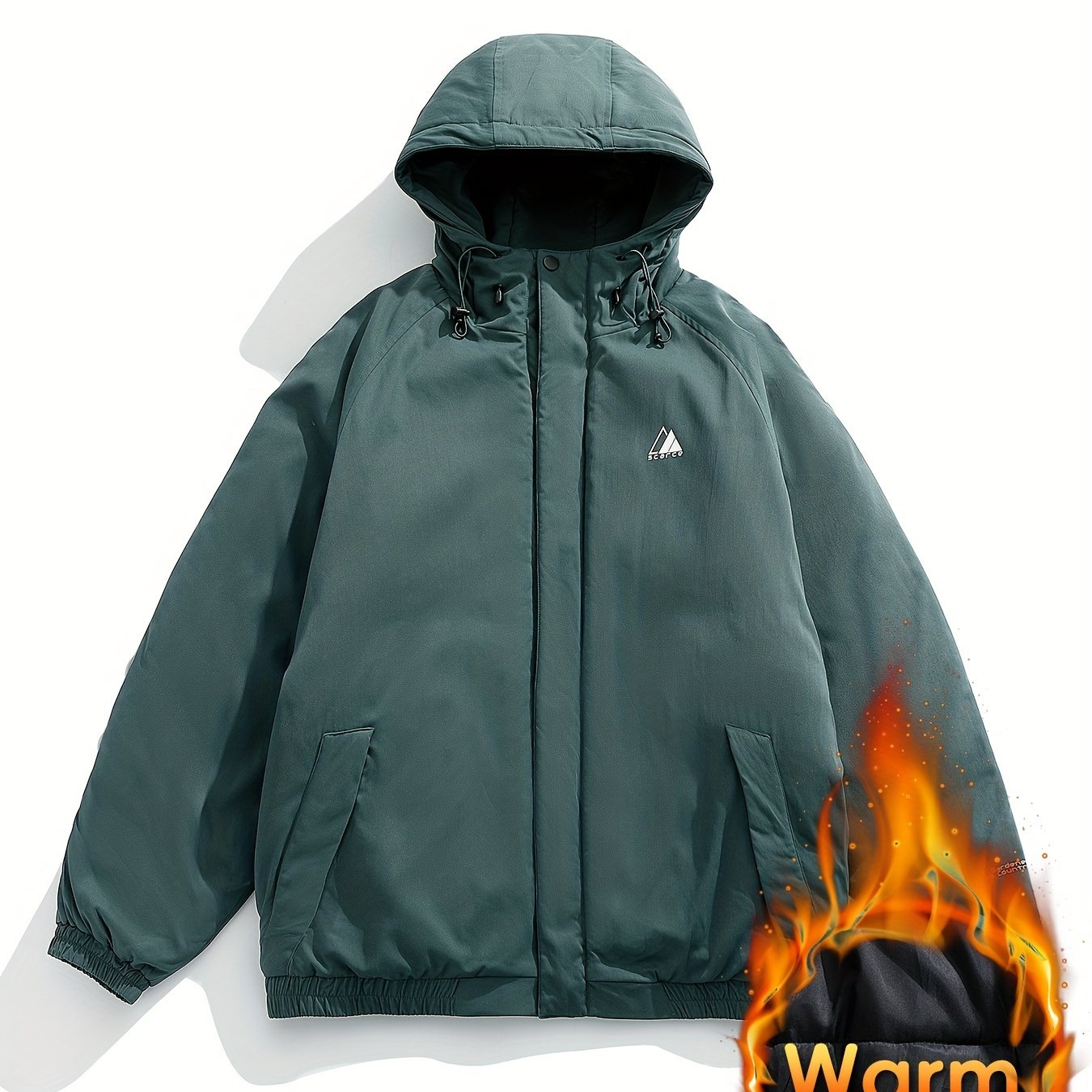 Windproof Thick Sports Jacket Hiking Hooded Jacket For Women