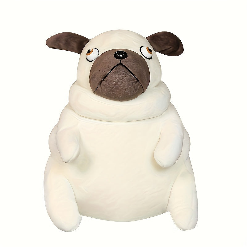 1pc Pug Bulldog Plush Toy Stuffed Dog for Halloween Birthdays Room Decorati