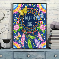 Wind Chime Dream Catcher Diamond Painting Kit DIY 5D Partial Diamond Painting
