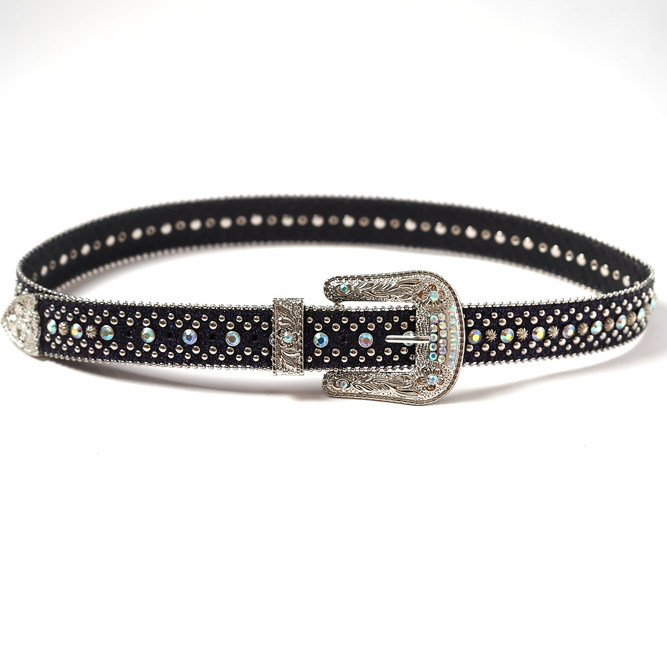 Western Studded Rhinestone Belt Vintage Bling Y2K