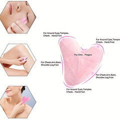 Heart Shaped Facial Massage Board Scraping Tool