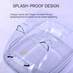 Transparent Small Pets Bathtub Hamster Bathroom Toilet Dual Use