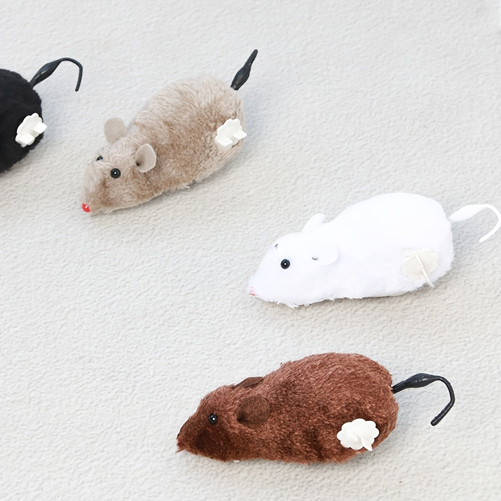 Random Mouse Cat Toy Plush Teaser Interactive Indoor Cats