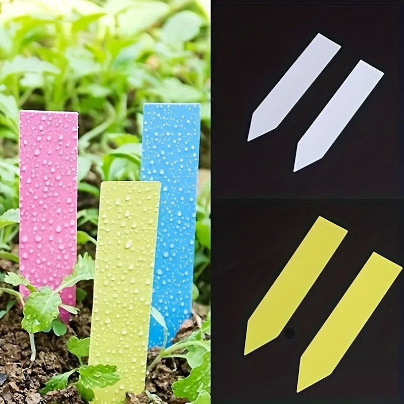 100pcs Reusable Plant Labels Waterproof Stake Labels for Potted Plants