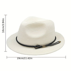 Casual Sunshade Straw Hat Spring Summer Travel Vacation 54