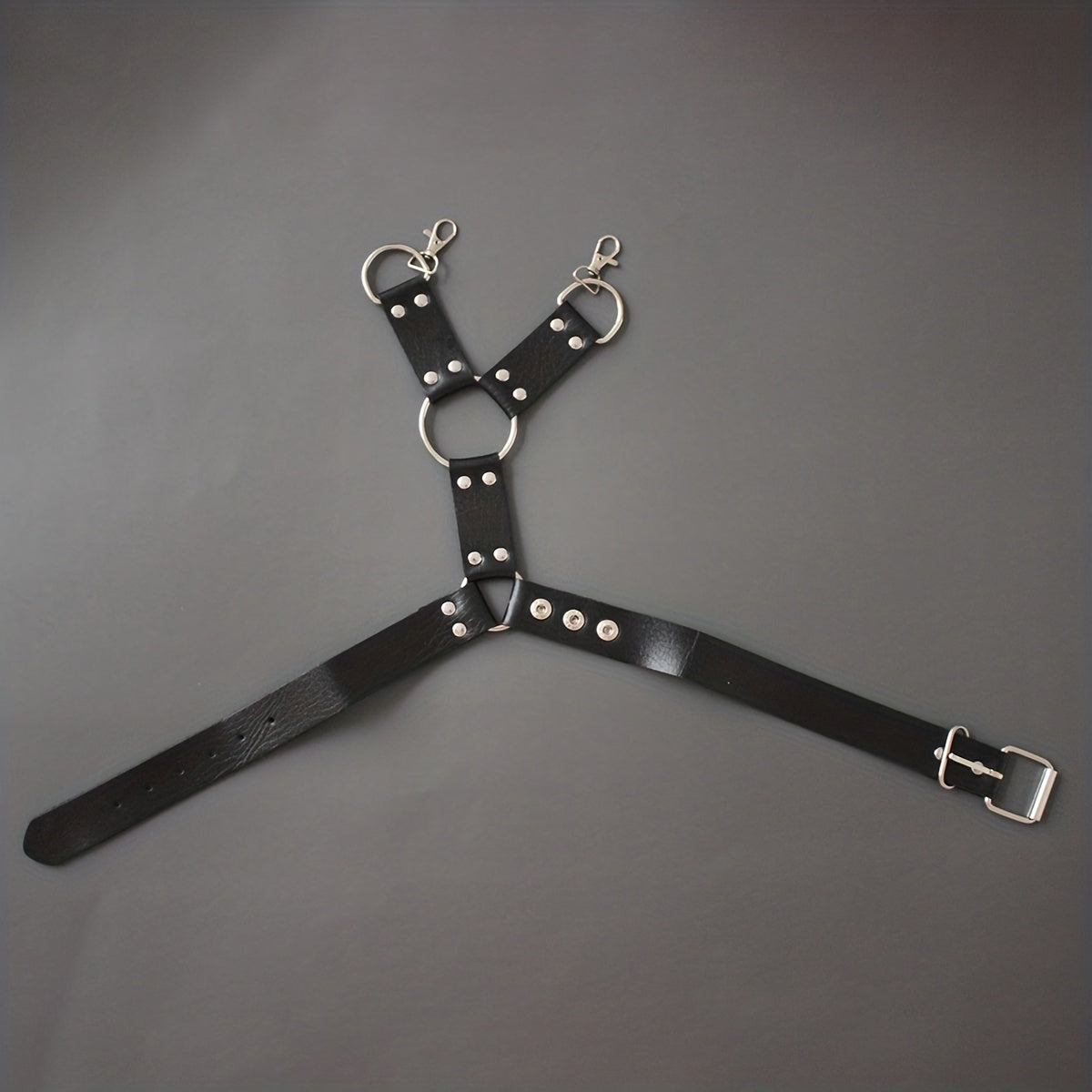 Men's Goth Leather Leg Strap for Stylish Look