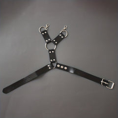 Men's Goth Leather Leg Strap for Stylish Look
