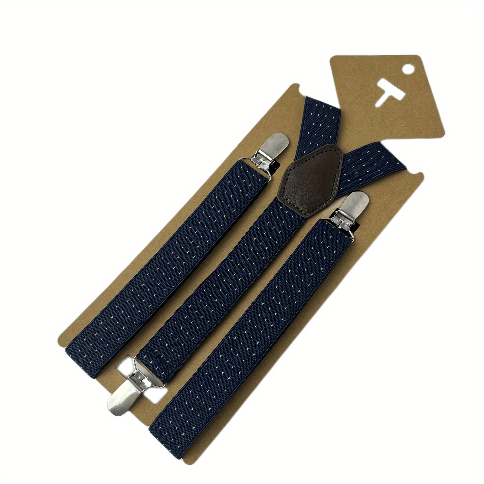 Men's Boy's Women's Suspenders 2 Jacquard Elastic Adjustable Y Back