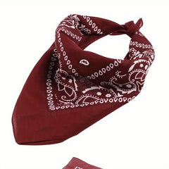 Vintage Paisley Print Bandana Hip Hop Multifunctional Neck Gaiter