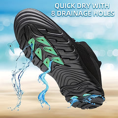 Men's Water Shoes Sneakers Quick Dry Non Slip Beach Aqua Shoes