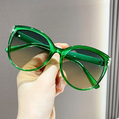 Oval Sunglasses Large Mirror Frame